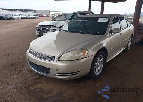 2012 Chevrolet Impala Lt z USA, uszkodzony, nr VIN 2G1WG5E3XC1151077